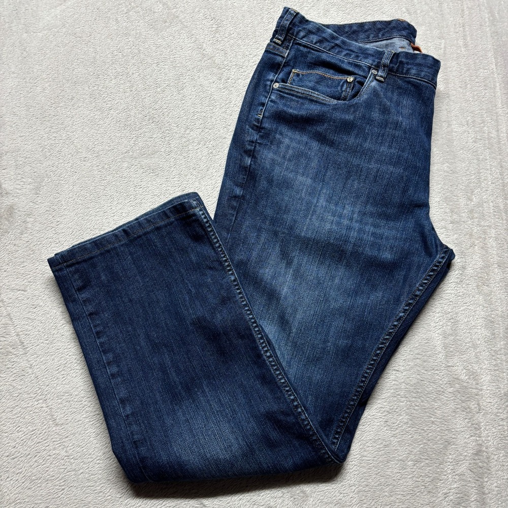 Tommy Bahama Jeans Men's 38x30 Standard Fit Straight Leg Dark Blue Wash